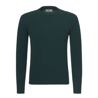 Piacenza Cashmere Cashmere Crew - Neck Pullover in Myrtle green - SARTALE
