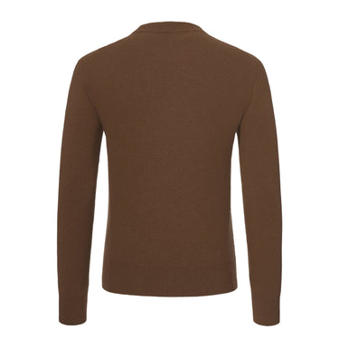 Piacenza Cashmere Cashmere Crew - Neck Pullover in Somali Brown - SARTALE