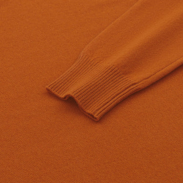 Piacenza Cashmere Cashmere Crew - Neck Pullover in Titian red - SARTALE