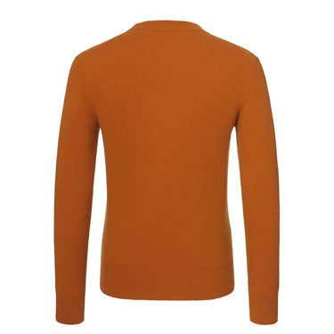 Piacenza Cashmere Cashmere Crew - Neck Pullover in Titian red - SARTALE