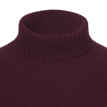 Piacenza Cashmere Cashmere Turtleneck Sweater in Grape Purple - SARTALE