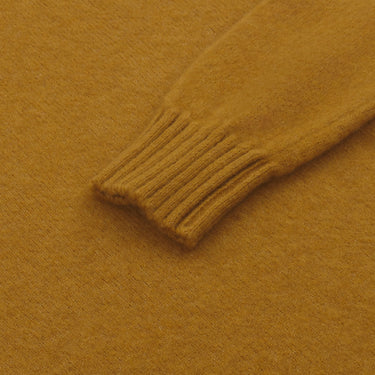 Piacenza Cashmere Cashmere Turtleneck Sweater in Mustard Yellow - SARTALE