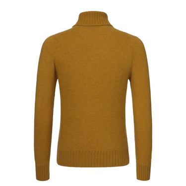 Piacenza Cashmere Cashmere Turtleneck Sweater in Mustard Yellow - SARTALE