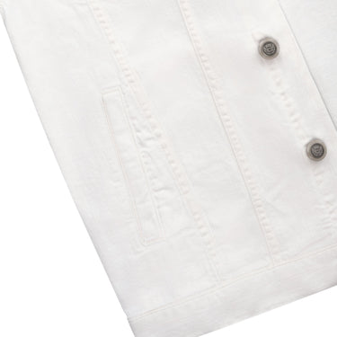 Richard J. Brown Cotton - Blend Denim Jacket in White - SARTALE