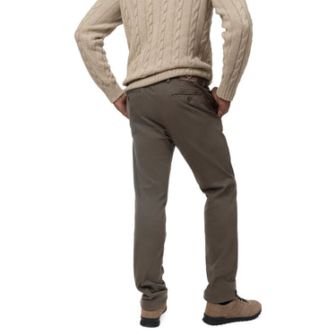 Richard J. Brown Regular - Fit Stretch - Cotton Trousers in Brown - SARTALE