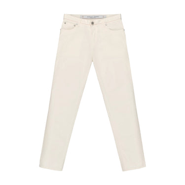 Richard J. Brown Slim - Fit Cotton Jeans in Milk White - SARTALE
