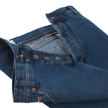 Richard J. Brown Slim - Fit Stretch - Cotton 5 Pocket Jeans in Denim Blue - SARTALE