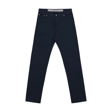 Richard J. Brown Slim - Fit Stretch - Cotton 5 Pocket Trousers in Blu - SARTALE