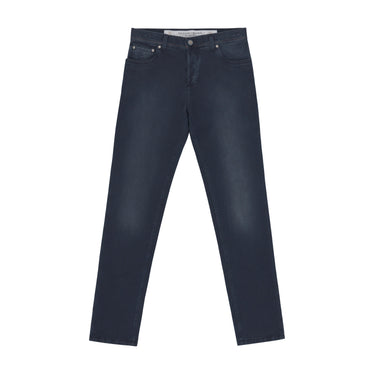 Richard J. Brown Slim - Fit Stretch - Cotton Jeans in Indigo Blue - SARTALE