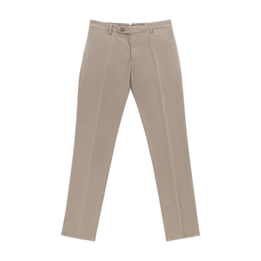 Richard J. Brown Slim - Fit Stretch - Cotton Trousers in Beige - SARTALE