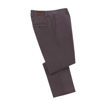 Richard J. Brown Slim - Fit Stretch - Cotton Trousers in Purple - SARTALE