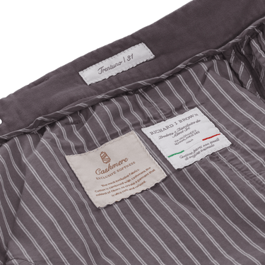 Richard J. Brown Slim - Fit Stretch - Cotton Trousers in Purple - SARTALE