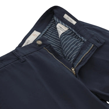Richard J. Brown Stretch - Cotton Bermuda Shorts in Dark Blue - SARTALE