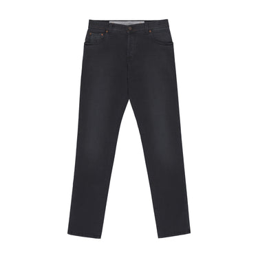 Richard J. Brown Stretch - Cotton Jeans in Dark Grey with Button Fastening - SARTALE