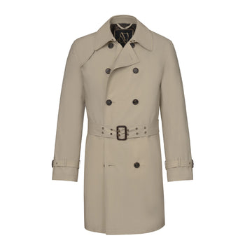 Sealup Classic Trench Coat in Pastel Sand - SARTALE