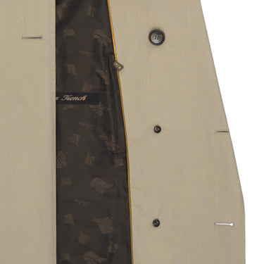 Sealup Classic Trench Coat in Pastel Sand - SARTALE