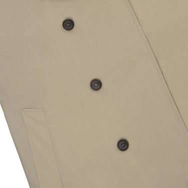 Sealup Classic Trench Coat in Pastel Sand - SARTALE