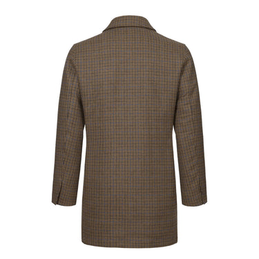 Sealup Wool Ambroeus Coat with Goose Down Filling in Brown Multicolor - SARTALE