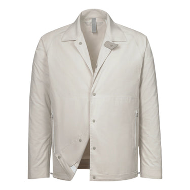 Sease Cotton - Blend Overshirt in Pearl Grey - SARTALE