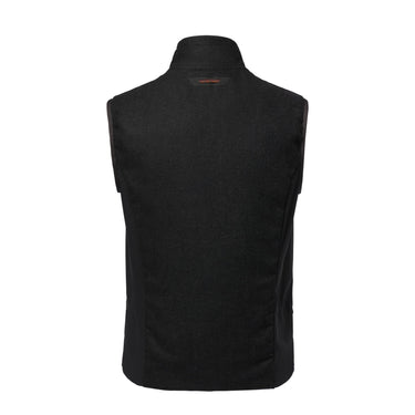Sease Virgin Wool Vest in Graphite Grey - SARTALE