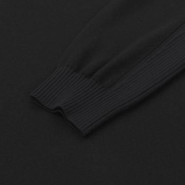 Sease Wool Whole Turtleneck Sweater in Black - SARTALE