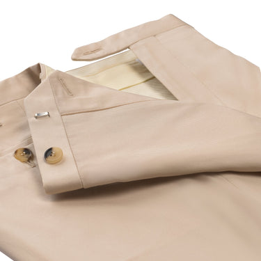 Rota Regular-Fit Pleated Elegant Twill Cotton Trousers - SARTALE