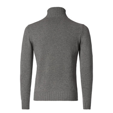 Piacenza Cashmere Turtleneck Cashmere Sweater in Grey - SARTALE