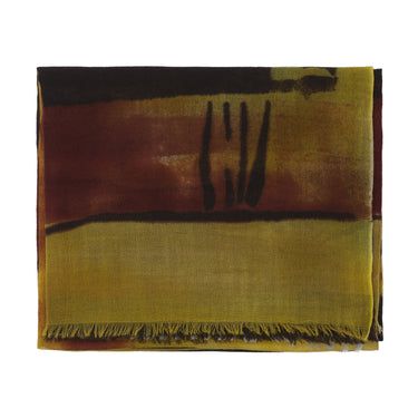Bontoni Fringed Multicolor Cashmere Scarf - SARTALE