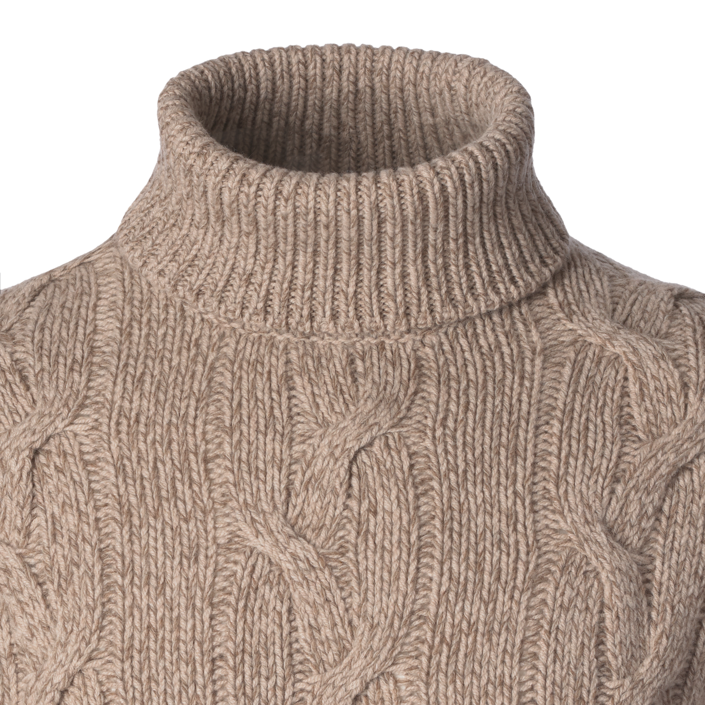 Cruciani Wool and Cashmere-Blend Rollneck Sweater - SARTALE