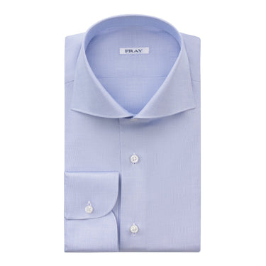 Fray Classic Cotton Shirt in Light Blue - SARTALE