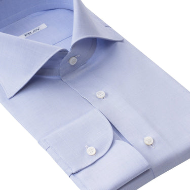 Fray Classic Cotton Shirt in Light Blue - SARTALE