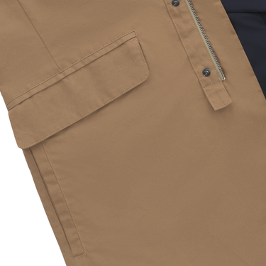 Luigi Borrelli Hooded Cotton-Blend Jacket in Beige - SARTALE