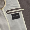 Cesare Attolini Single-Breasted Linen Jacket in Brown - SARTALE