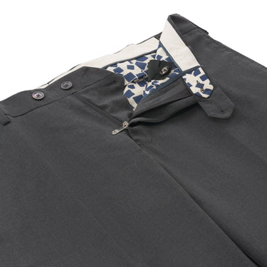 Marco Pescarolo Slim-Fit Virgin Wool Classic Trousers in Grey - SARTALE