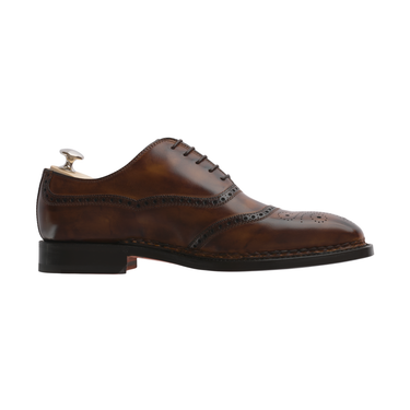 Bontoni «Tiziano» Five-Eyelet Oxford with Perforated Details and Medallion - SARTALE