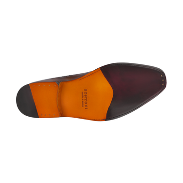Bontoni «Tiziano» Five-Eyelet Oxford with Perforated Details and Medallion - SARTALE