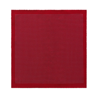 Bigi Polka Dot Silk Pocket Square in Red - SARTALE