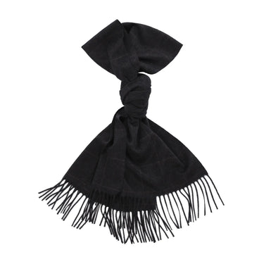 Bontoni Fringed Checked Cashmere Scarf - SARTALE