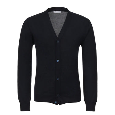 Cruciani Cashmere Blend Cardigan in Dark Blue - SARTALE