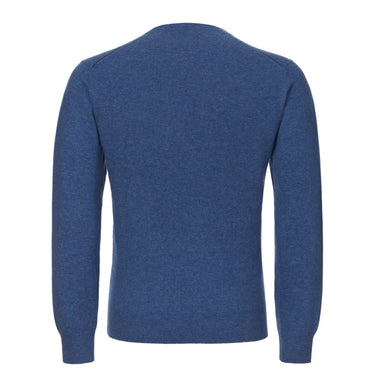 Cruciani Crewneck Cashmere Sweater in Sky Blue - SARTALE