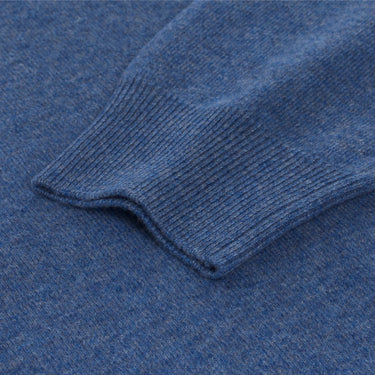 Cruciani Crewneck Cashmere Sweater in Sky Blue - SARTALE