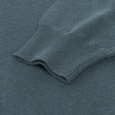 Cruciani Crewneck Cashmere Sweater in Storm Blue - SARTALE