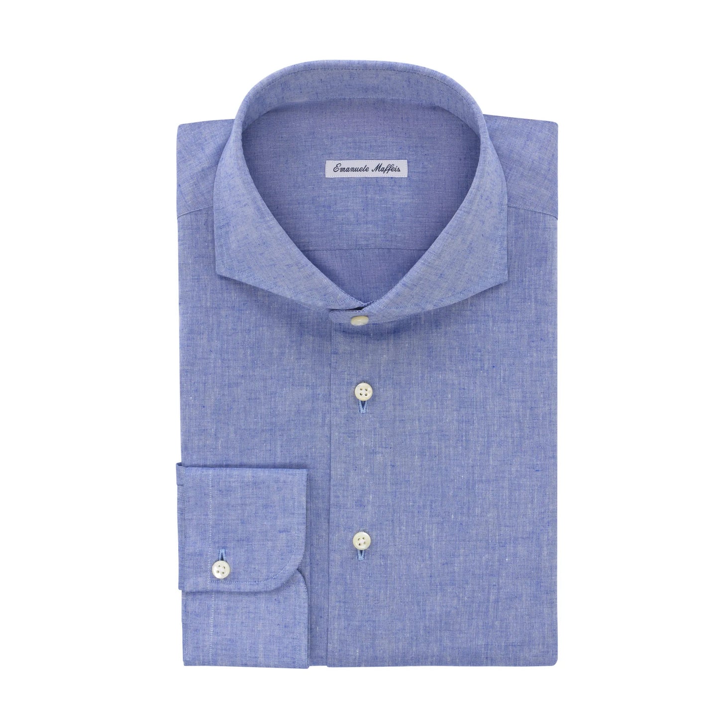 Emanuele Maffeis Cotton and Linen-Blend Shirt - SARTALE
