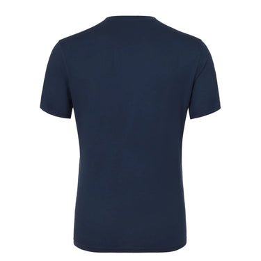 Kiton Cotton-Blend T-Shirt in Dark Blue - SARTALE