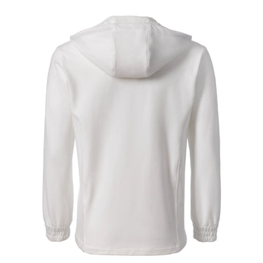 Kiton Cotton Sport Hoodie in White - SARTALE