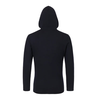Kiton Hooded Long Sleeve in Dark Blue - SARTALE