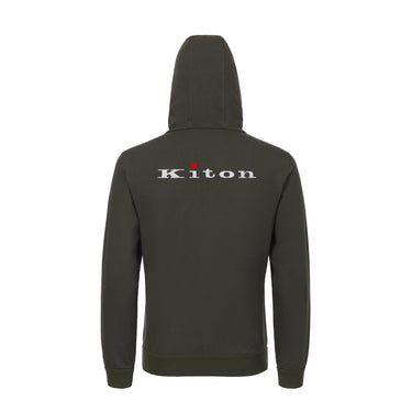 Kiton Hooded Sport Suit in Khaki - SARTALE