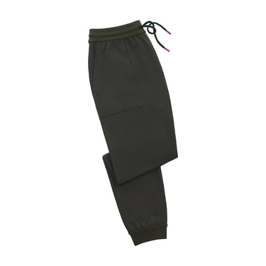 Kiton Hooded Sport Suit in Khaki - SARTALE