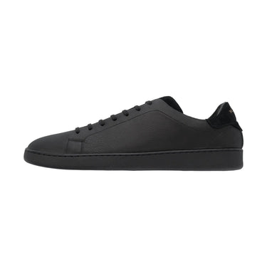 Kiton Leather Sneakers in Black - SARTALE