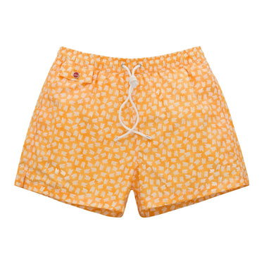 Kiton Marine Life Swim Shorts in Orange - SARTALE